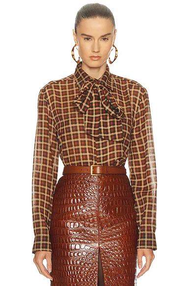 Button Up Top Vert Rouille Mastic