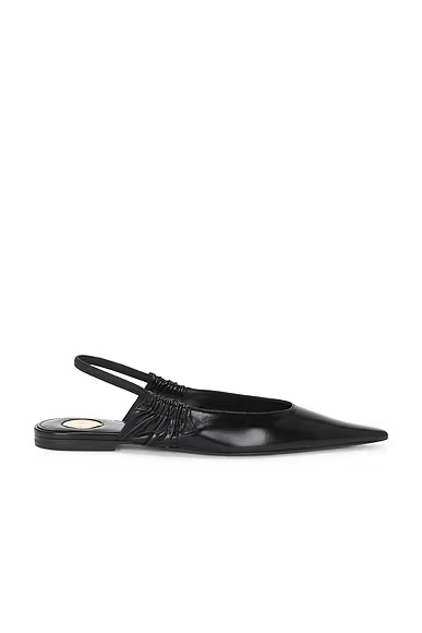 Anne-Marie Slingback Flat Nero