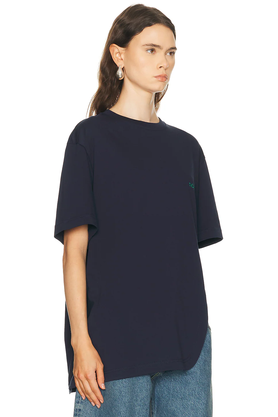 Boxy Tee Purple Blue