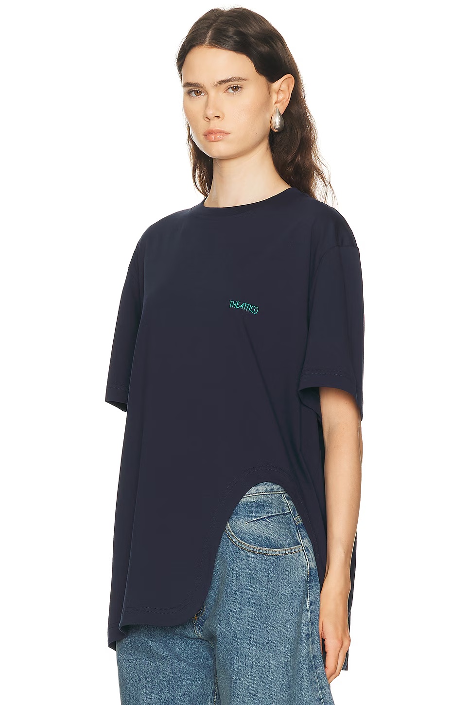 Boxy Tee Purple Blue