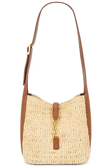 Baby Le 5 A 7 Supple Shoulder Bag Pale Brown & Brick