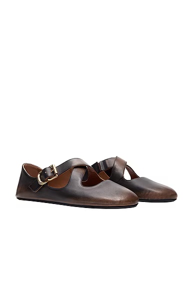 Ballet Flat Ebene
