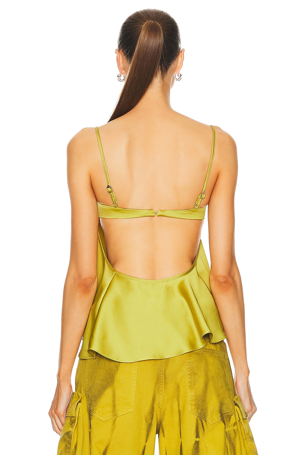 Ruffle Top Lime