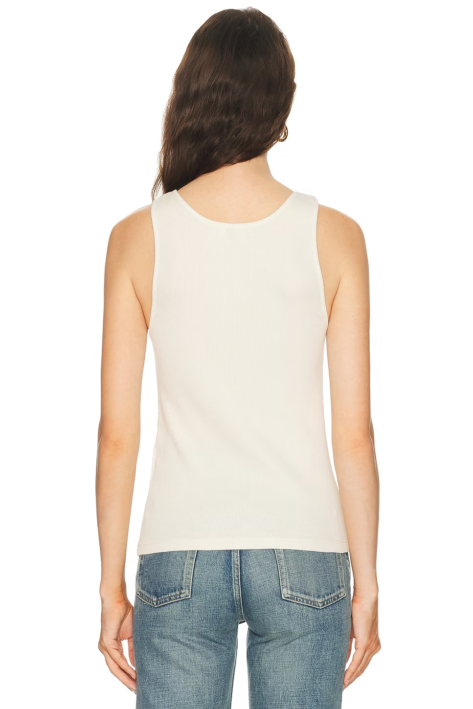 Logo Tank Top Naturel & Noir