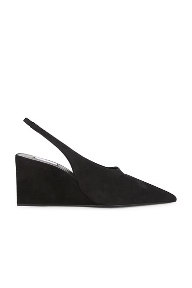 Slingbacks Wedge Noir