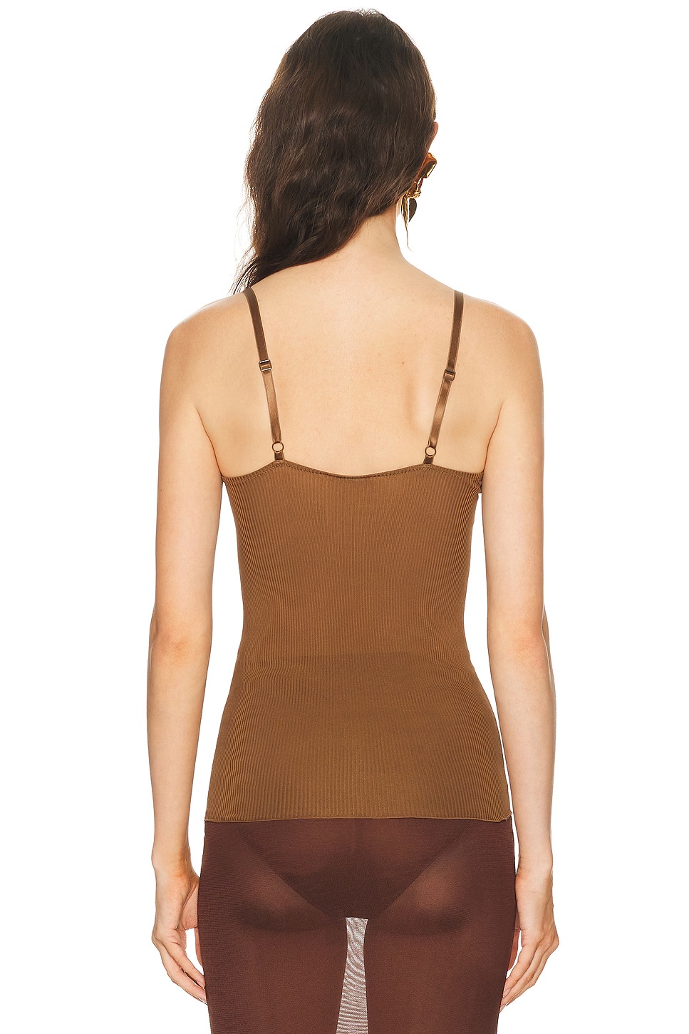Lace Tank Top Caramel