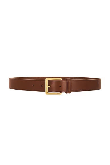 Vegan Leather Belt Dark Wet Clay