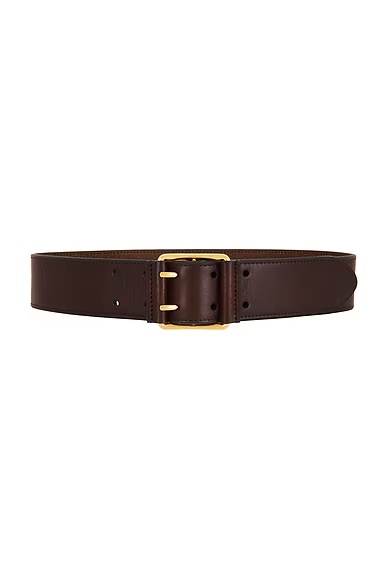 Large Motorcycle Belt Burnt Chocolate