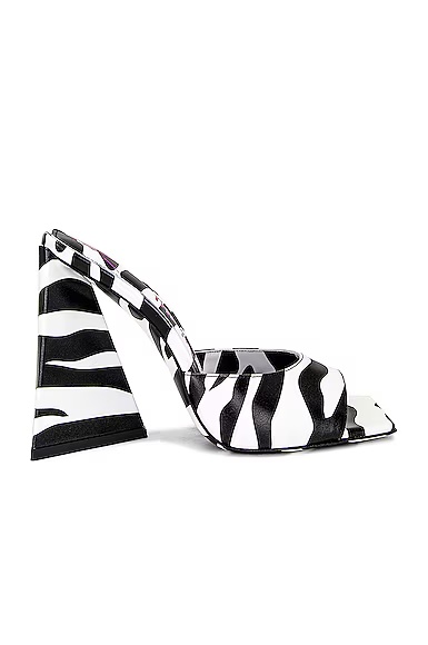 Devon Mule White & Black