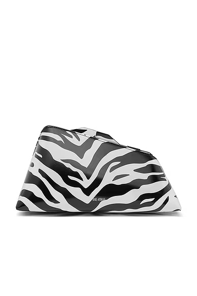 8.30 Pm Clutch White & Black