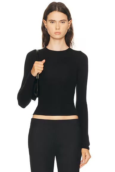 Cara Long Sleeve Shirt Black
