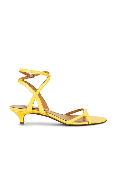Clarke Kiiten Heel Sandal Royal Yellow