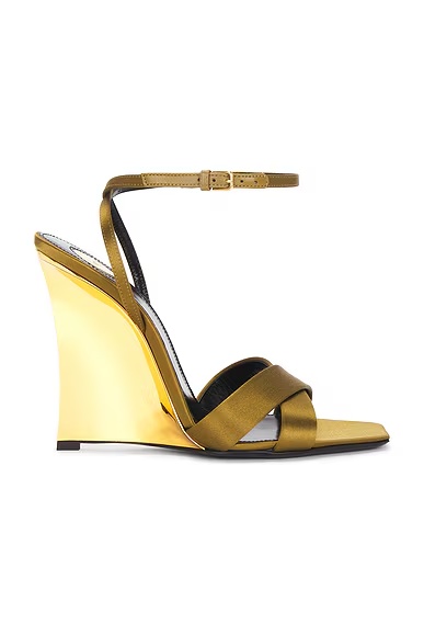 Lydia Wedge Sandal Cuba Gold