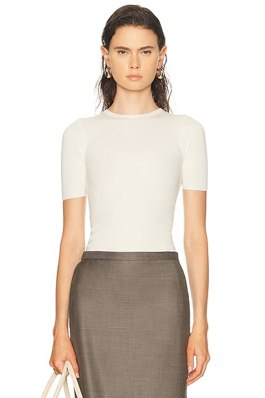 Cara Short Sleeve Shirt Off White