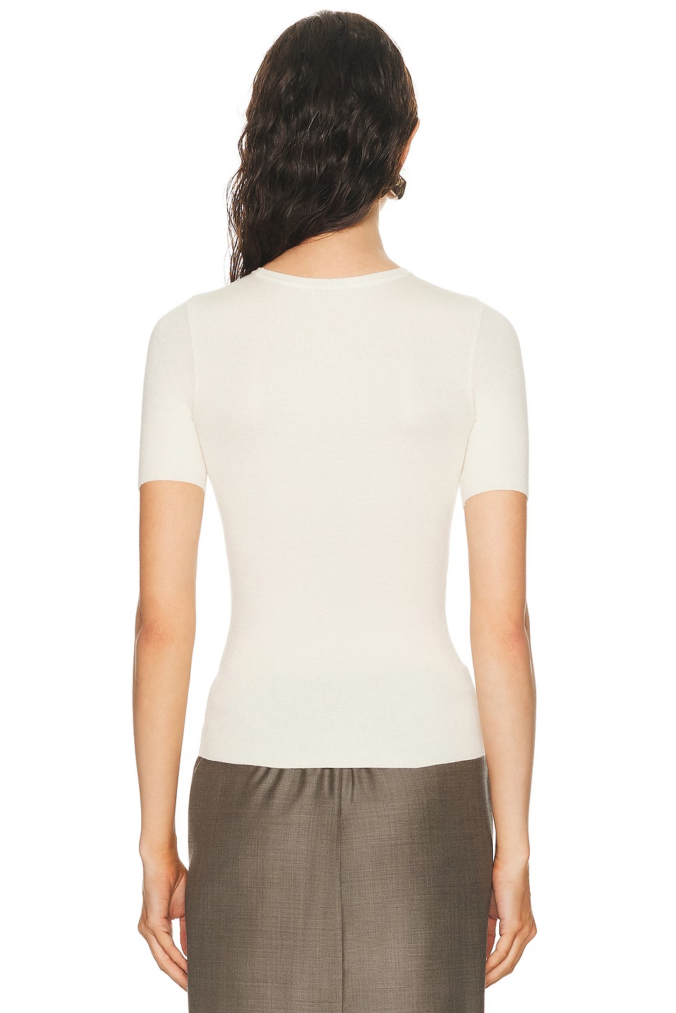 Cara Short Sleeve Shirt Off White