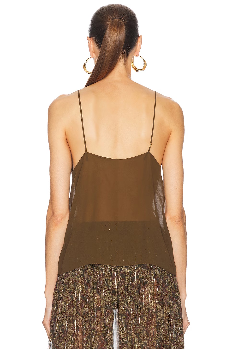 Camisole Top Vert Kaki