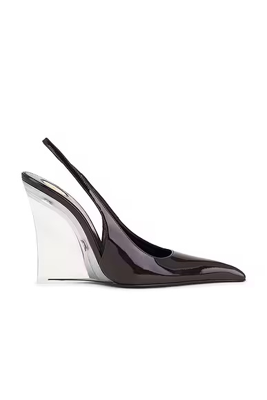 Miller Wedge Pump Marron Glace