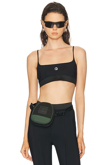 Cycling Bra Top Black