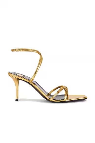 Lydia Sandal Metal Moon Gold