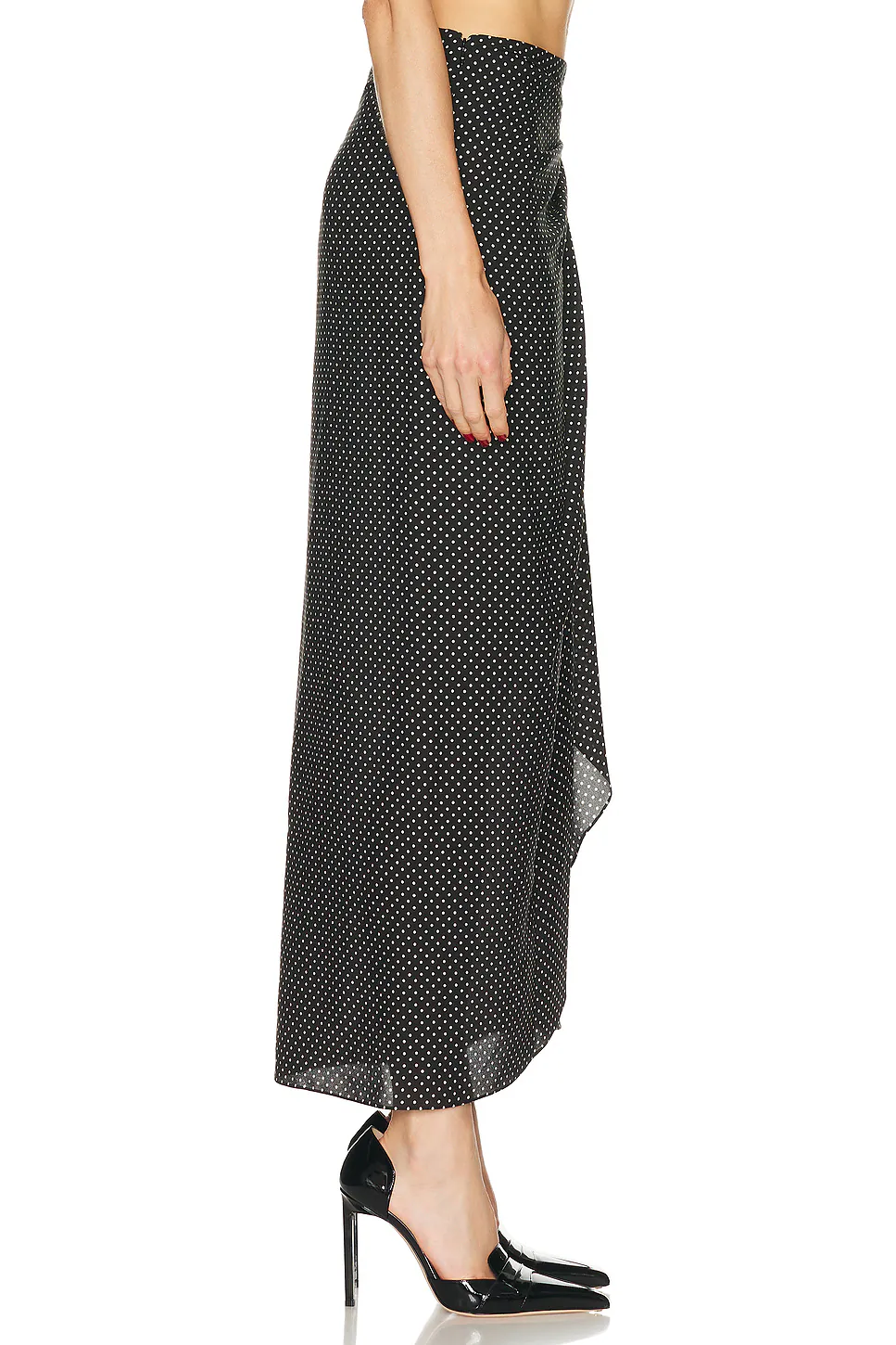 Wrap Skirt Black & Off White