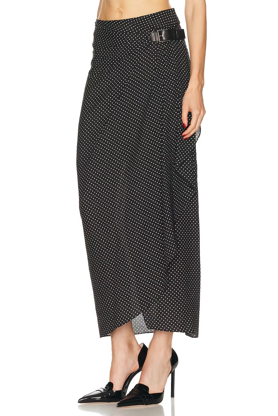 Wrap Skirt Black & Off White