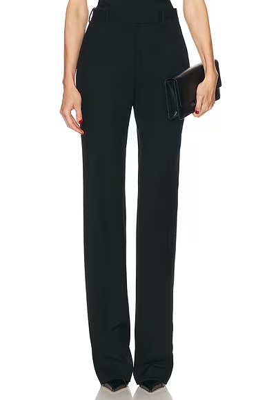 Tailored Straight Pant Black