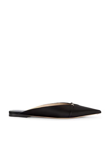 Satin Mule Black