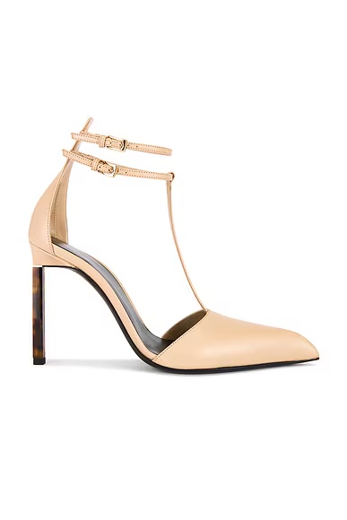 Kid T Strap 105 Pump Nude