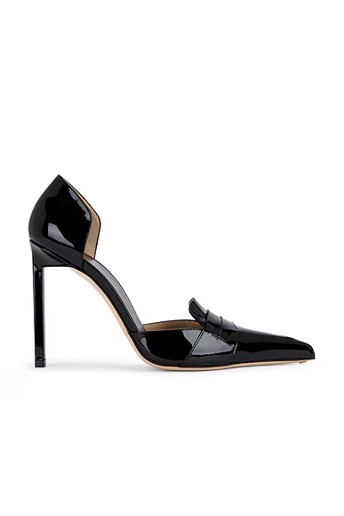 Eva Patent Leather 105 D'orsay Pump Black