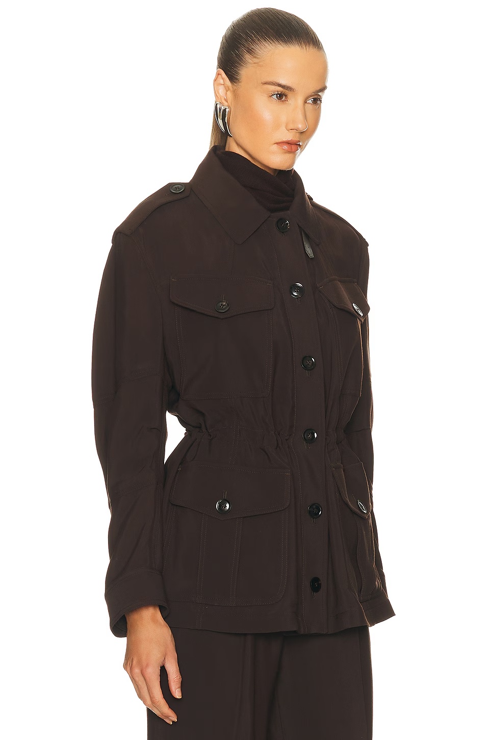 Tailored Field Jacket Dark Chocolate