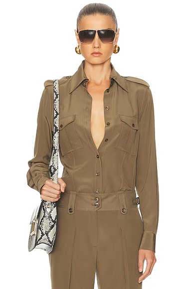 Military Shirt Khaki