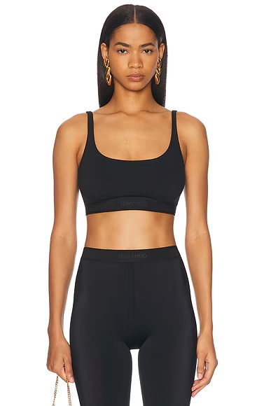 Modal Signature Bralette Black