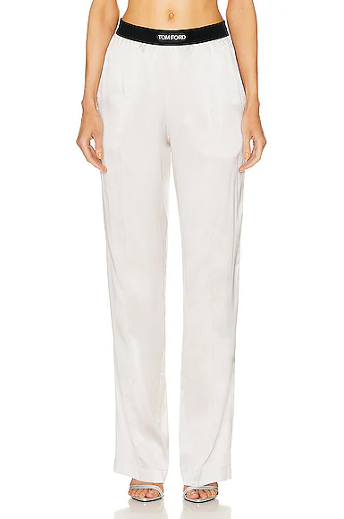 Silk Pj Pant Platinum