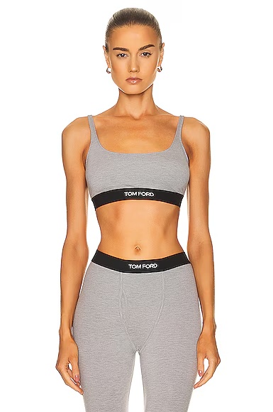 Signature Bralette Grey Melange