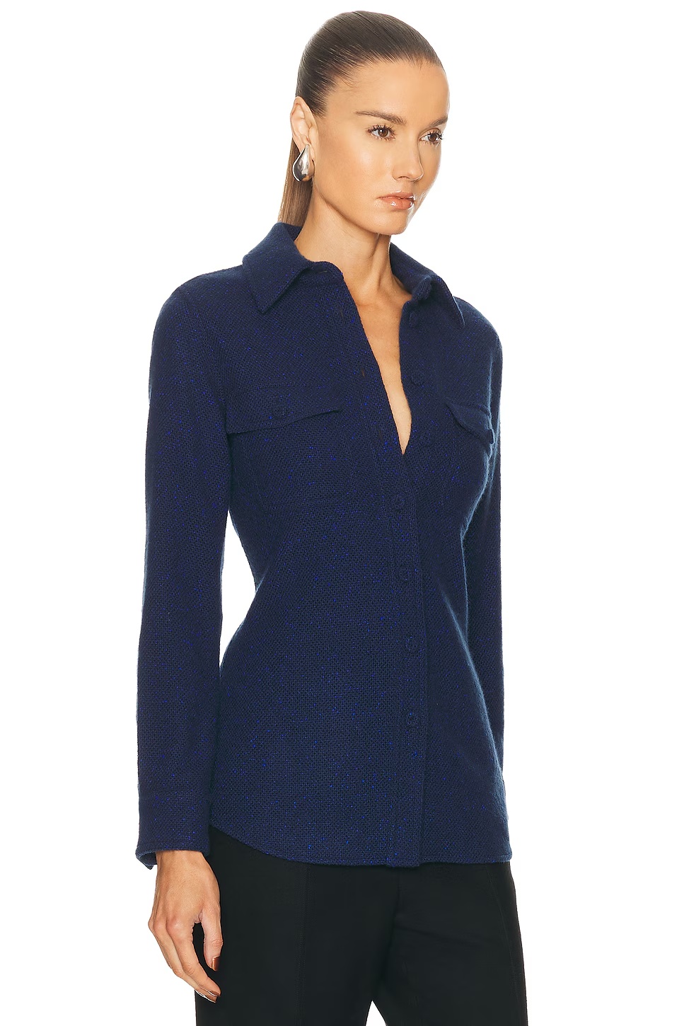 John Austin Shirt Electric Navy