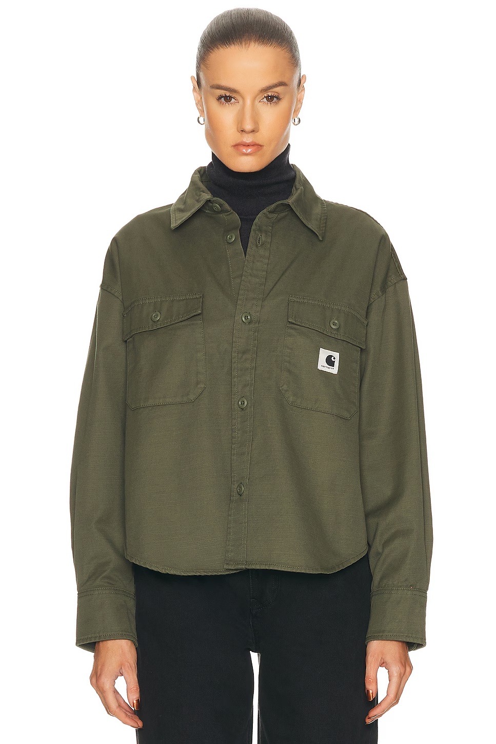 Kelly Shirt Jacket Leaf