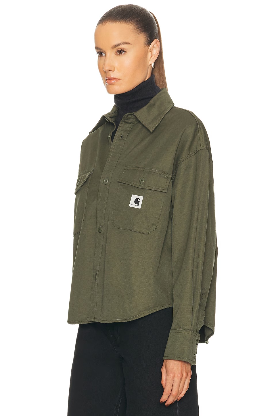 Kelly Shirt Jacket Leaf