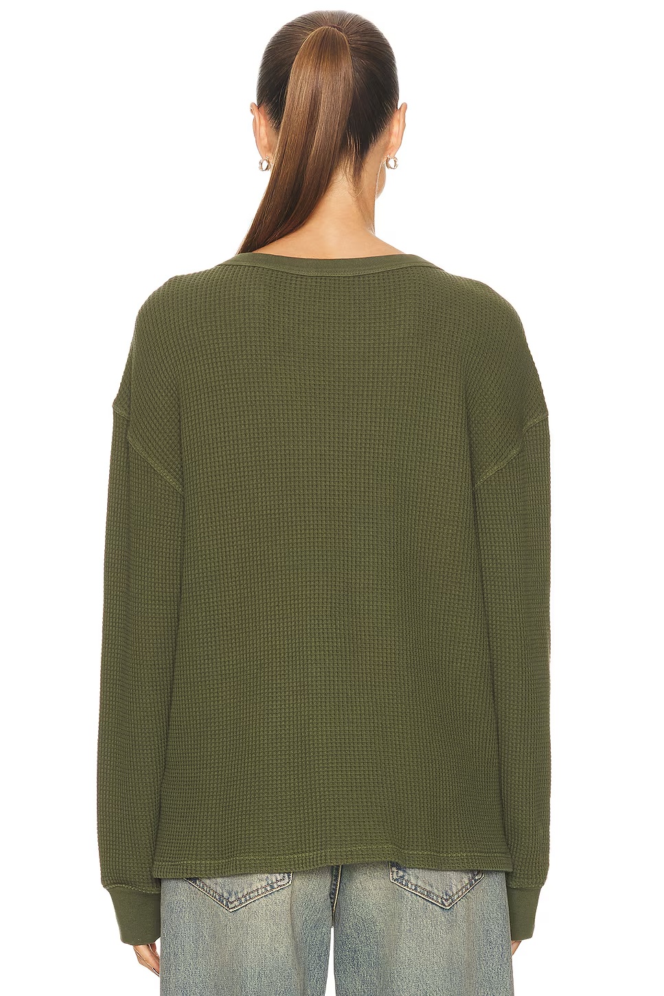The Thermal Crewneck Top Oregano