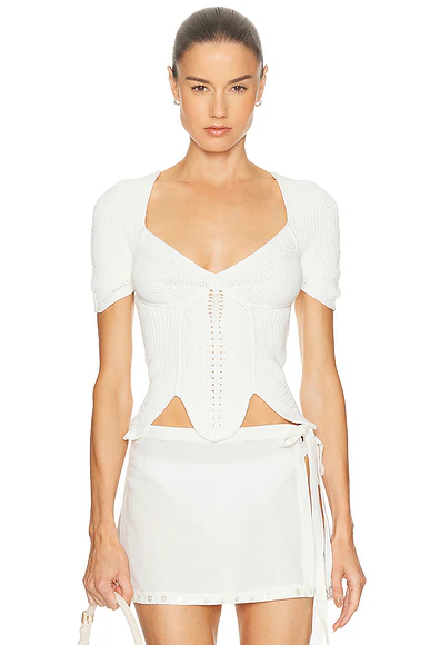 Eliza Top Off White