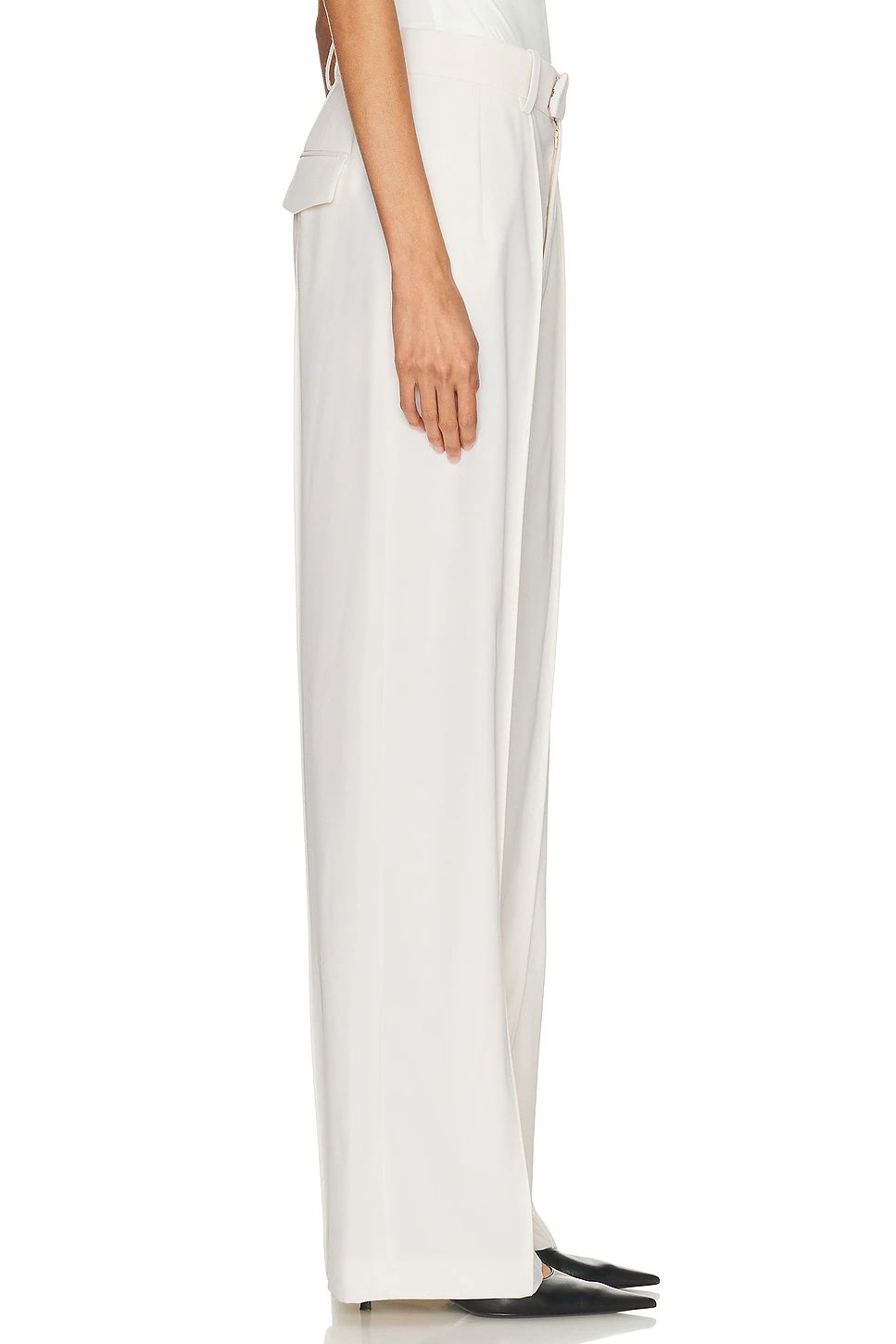 X Rosie Huntington-Whiteley Trouser Ivory