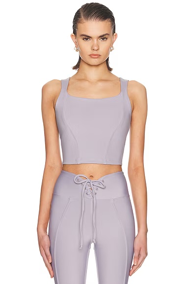 Corset Tank Lilac Grey
