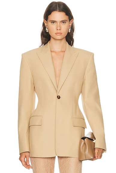 Drill Contour Blazer Khaki