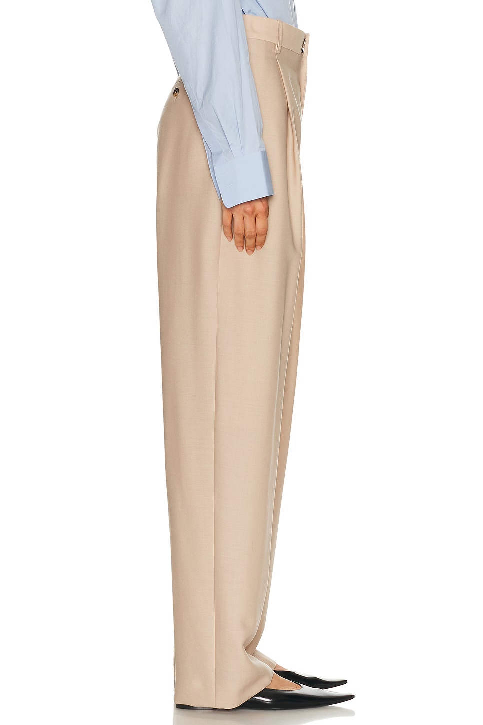 Mid Rise Trouser Khaki
