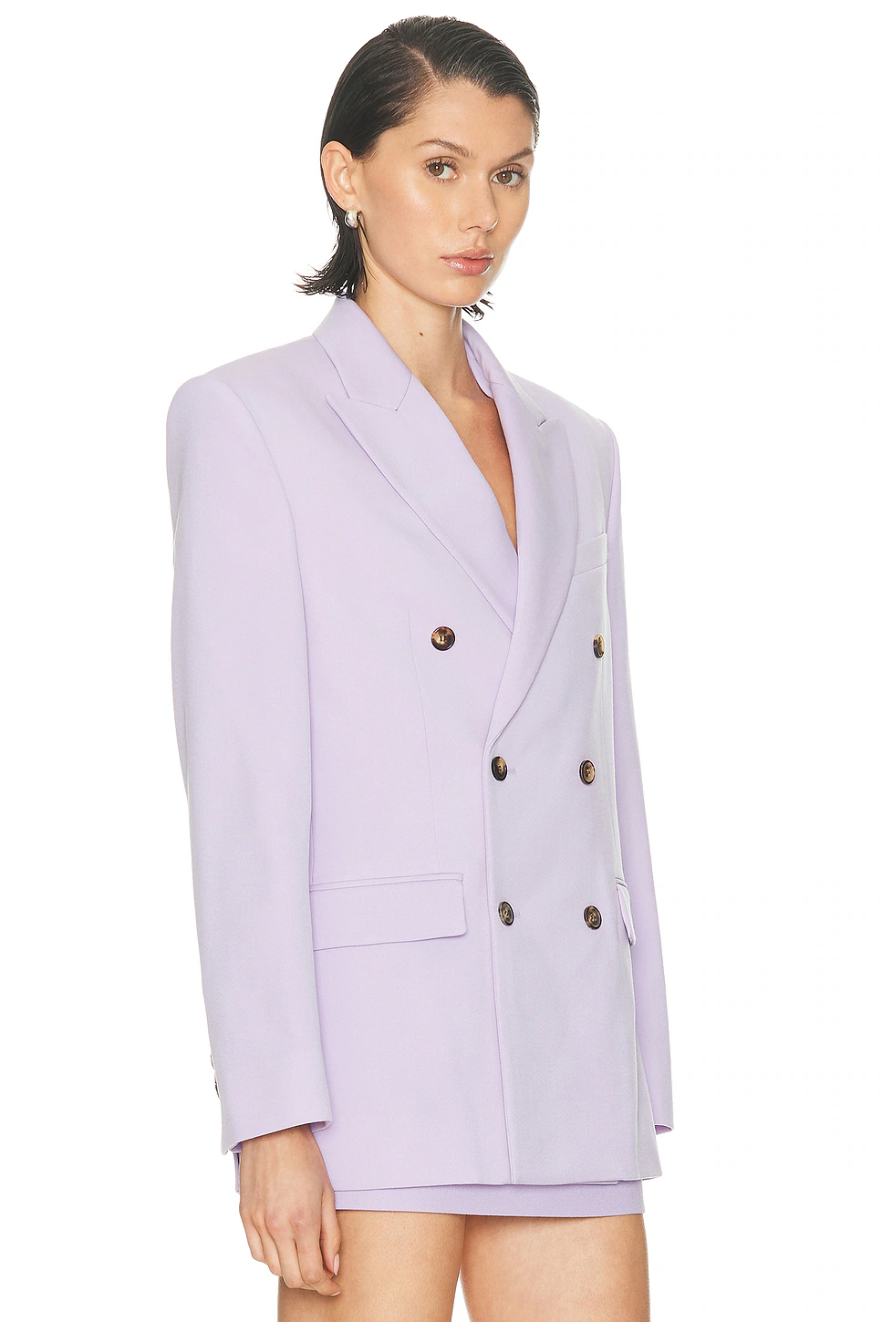Double Breasted Blazer Lilac