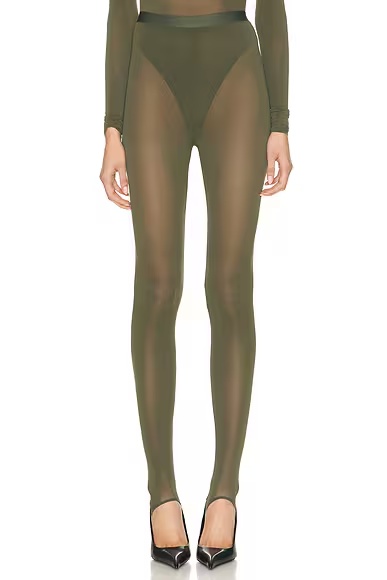 Sheer Sitrrup Legging Military