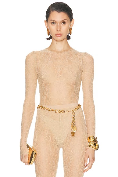 Lace Bodysuit Khaki