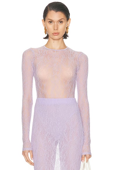 Lace Bodysuit Lilac