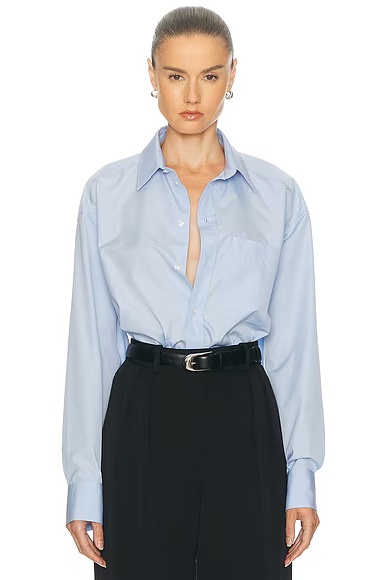 New Oversize Shirt Blue