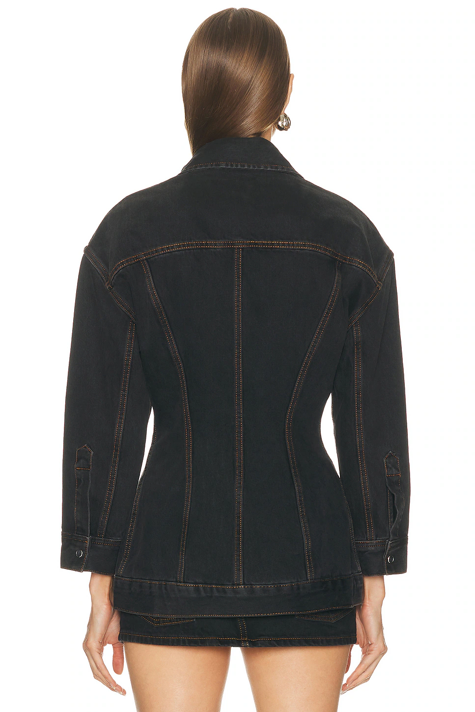 Denim Contour Jacket Black