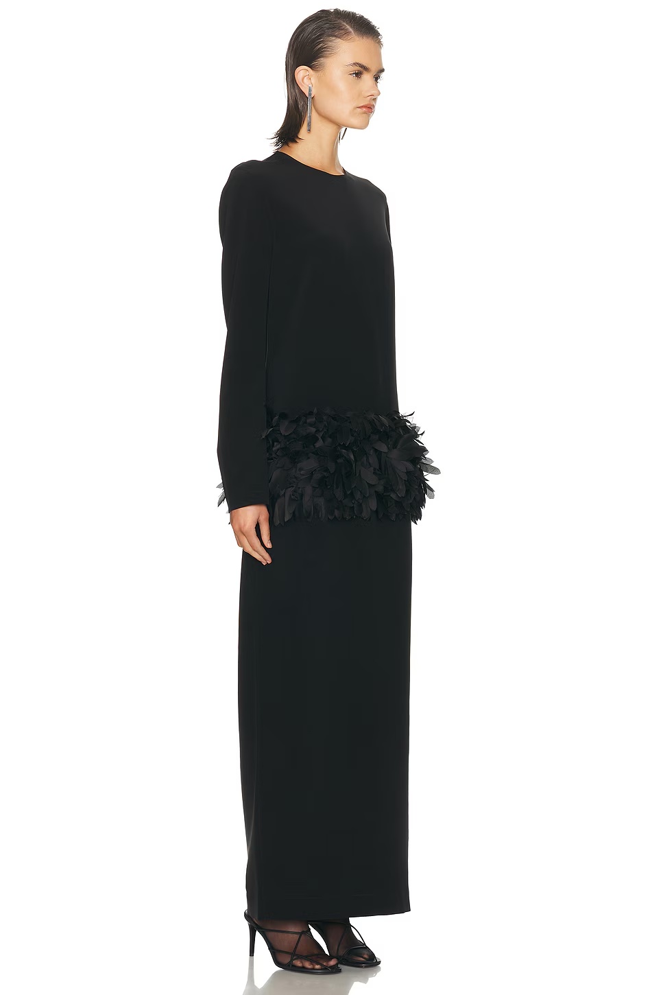 Petal Dress Black